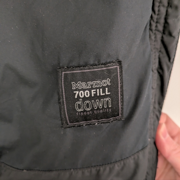 💙 Marmot 700 Fill Down Hoodie Puffer Jacket - Picture 3 of 5